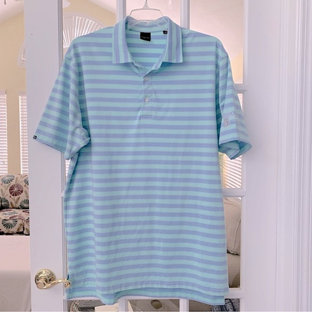 Dunning Golf Stripe Polo szXL